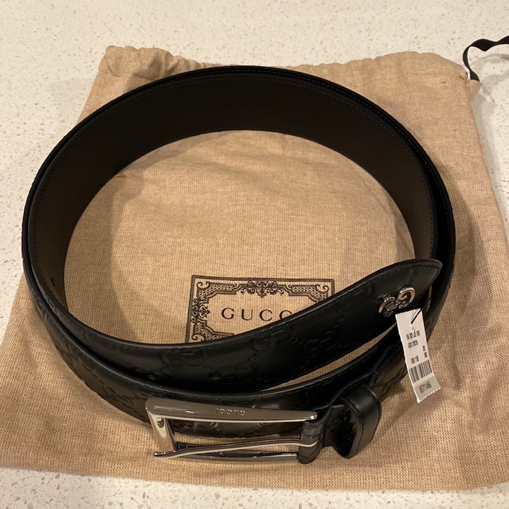 I have a new Gucci Signature Belt with GG - Black - Size 115